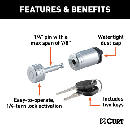 CURT 23520 Coupler Lock