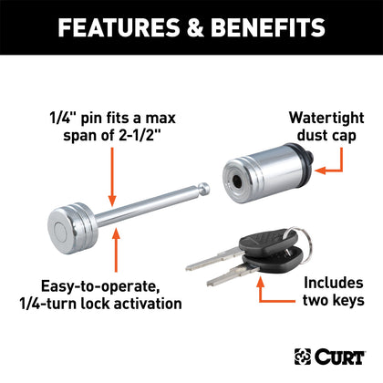 CURT 23522 Coupler Lock