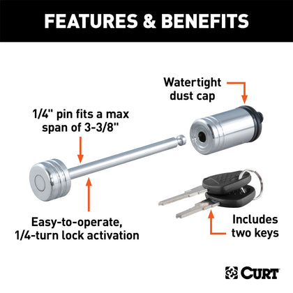 CURT 23523 Coupler Lock