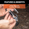 CURT 23527 Dogbone Hitch Pin Lock