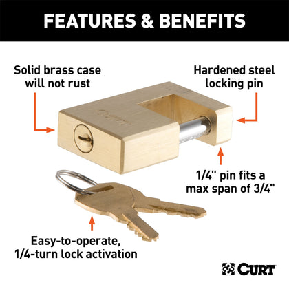 CURT 23546 Coupler Lock