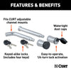 CURT 23556 Hitch And Coupler Locks
