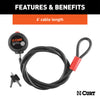 CURT 23666 Security Cable