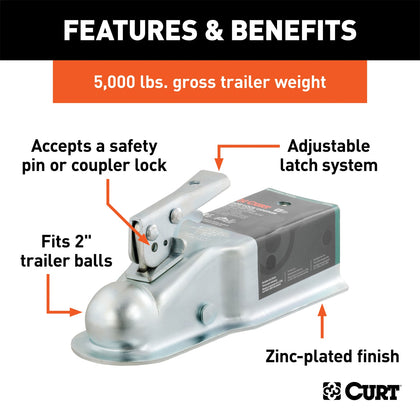CURT 25100 Posi-Lock Coupler