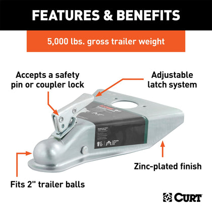 CURT 25101 A-Frame Coupler
