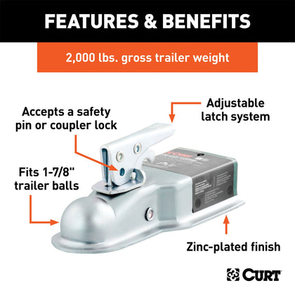 CURT 25131 Posi-Lock Coupler