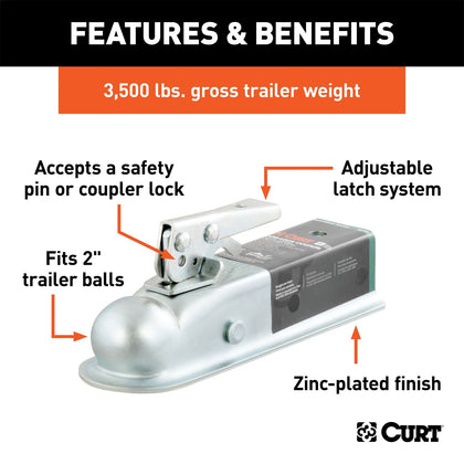 CURT 25153 Posi-Lock Coupler