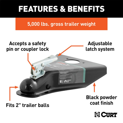 CURT 25210 A-Frame Coupler