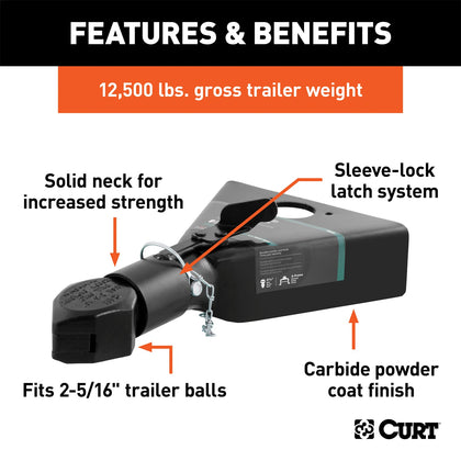 CURT 25227 A-Frame Coupler
