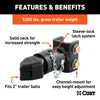 CURT 25319 Adjustable Sleeve-Lock Channel Coupler