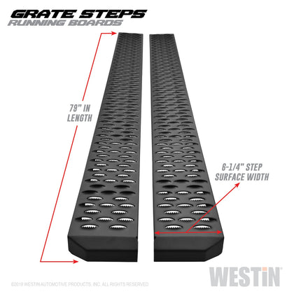Westin 27-74735 Grate Steps Running Boards