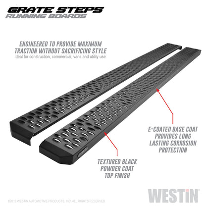 Westin 27-74755 Grate Steps Running Boards