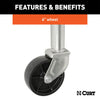 CURT 28100 Marine Tongue Jack