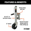 CURT 28101 Marine Tongue Jack