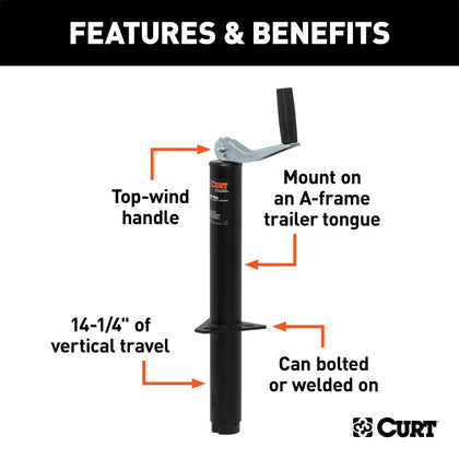 CURT 28200 A-Frame Tongue Jack