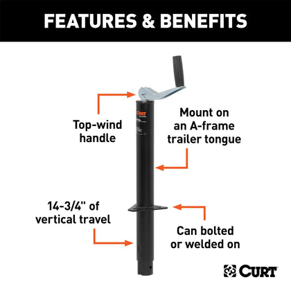CURT 28202 A-Frame Tongue Jack