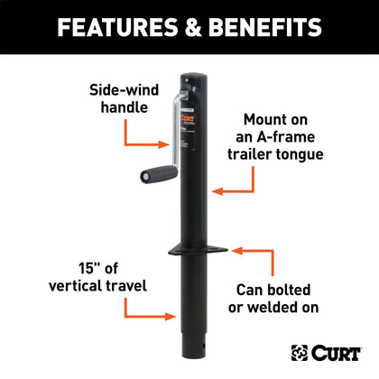 CURT 28204 A-Frame Tongue Jack