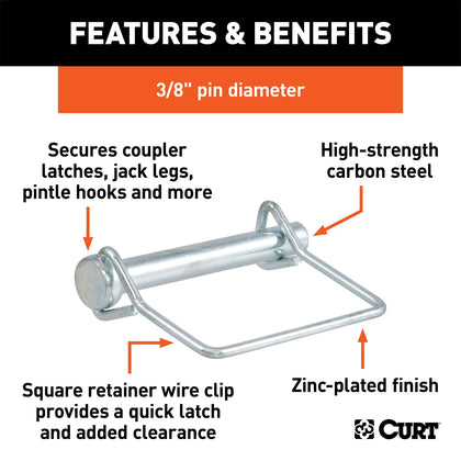 CURT 28278 Safety Pin