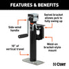 CURT 28302 Bracket Mount Swivel Jack