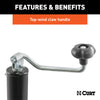 CURT 28322 Pipe Mount Swivel Jack
