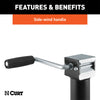CURT 28324 Pipe Mount Swivel Jack