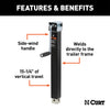 CURT 28359 Direct Weld Square Jack