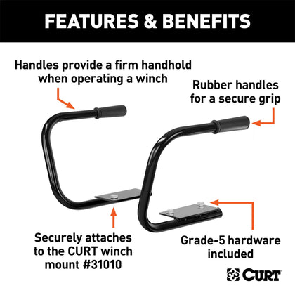 CURT 31005 Winch Mount Handles