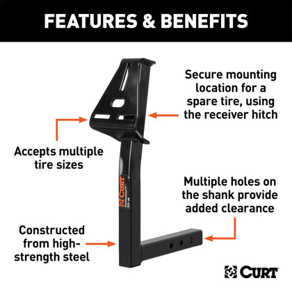 CURT 31006 Spare Tire Carrier Mount