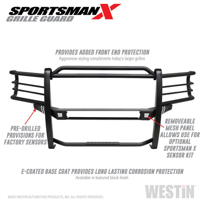 Westin 40-34025 Sportsman X Grille Guard Fits 19-21 2500 3500