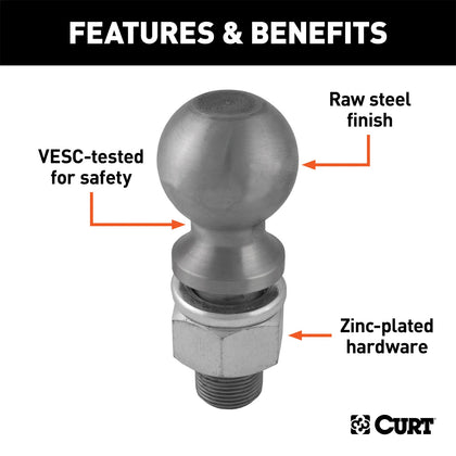 CURT 40042 Trailer Hitch Ball