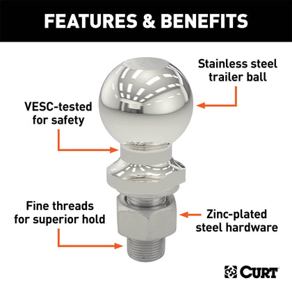 CURT 40053 Trailer Hitch Ball