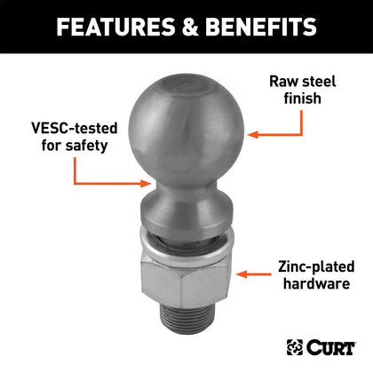 CURT 40087 Trailer Hitch Ball
