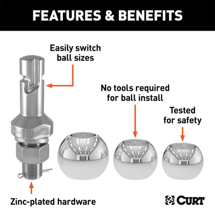 CURT 42225 Switch Ball