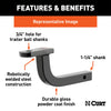 CURT 45000 Class I/II Ball Mount