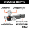 CURT 45001 Multi-Ball Ball Mount