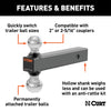 CURT 45002 Multi-Ball Ball Mount