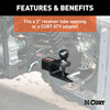 CURT 45005 3 In 1 ATV Ball Mount
