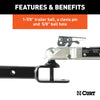 CURT 45005 3 In 1 ATV Ball Mount