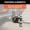 CURT 45008 Dual-Ball And Clevis Bar Mount