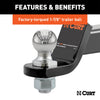 CURT 45034 Class III Loaded Ball Mount