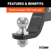 CURT 45055 Class III Loaded Ball Mount