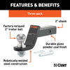 CURT 45057 Class III Loaded Ball Mount