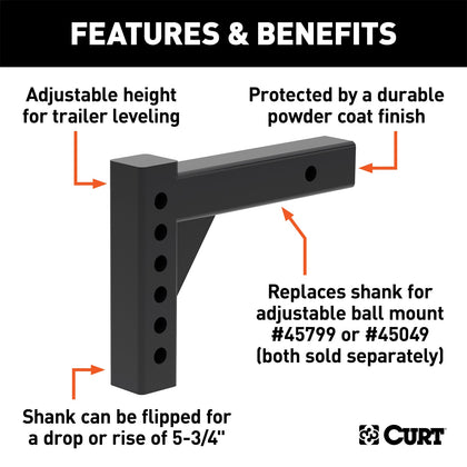 CURT 45059 Replacement Shank