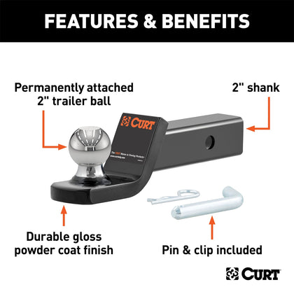 CURT 45134 Class III Fusion Mount