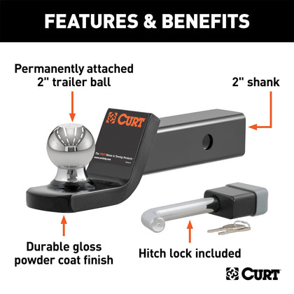 CURT 45141 Trailer Towing Starter Kit