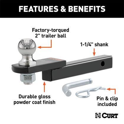 CURT 45147 Trailer Towing Starter Kit