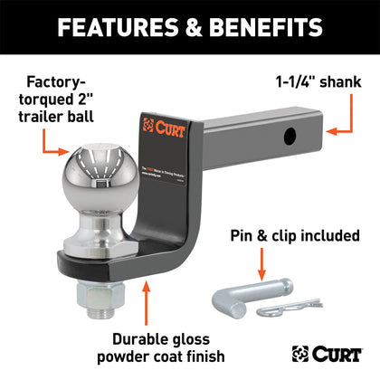 CURT 45148 Trailer Towing Starter Kit