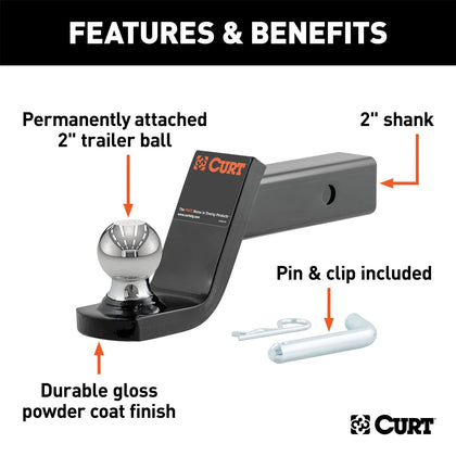 CURT 45154 Class III Fusion Mount