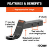 CURT 45230 Class III Dual Length Ball Mount