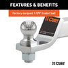 CURT 45293 Class III Loaded Ball Mount
